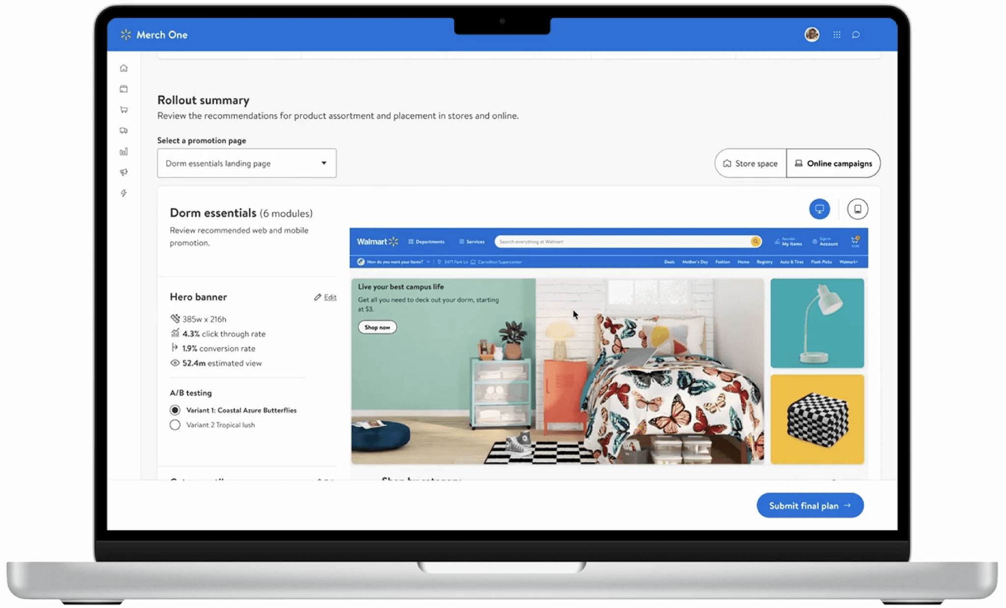 Unified in-store and online promotion builder